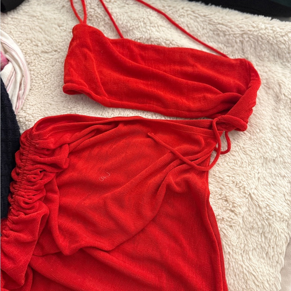 Princess Polly Vibrant Red dress